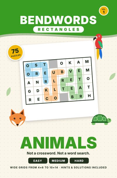 Bendwords Rectangles: Animals cover