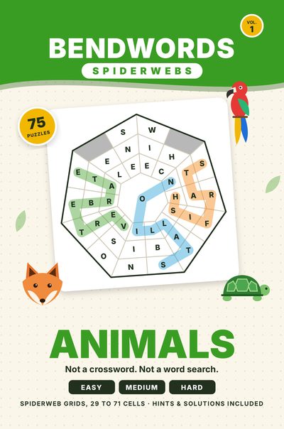 Bendwords Spiderwebs: Animals cover